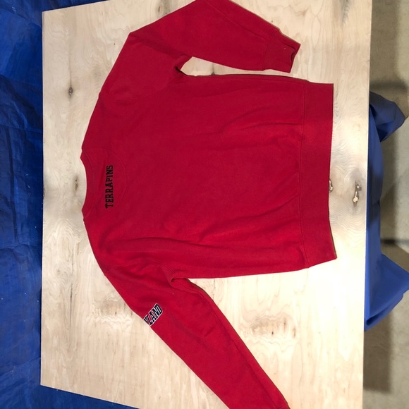 Maryland Terrapins Medium Red Sweatshirt - Picture 2 of 2